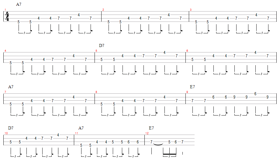 Crie Linhas de Contrabaixo Blues Aula 1